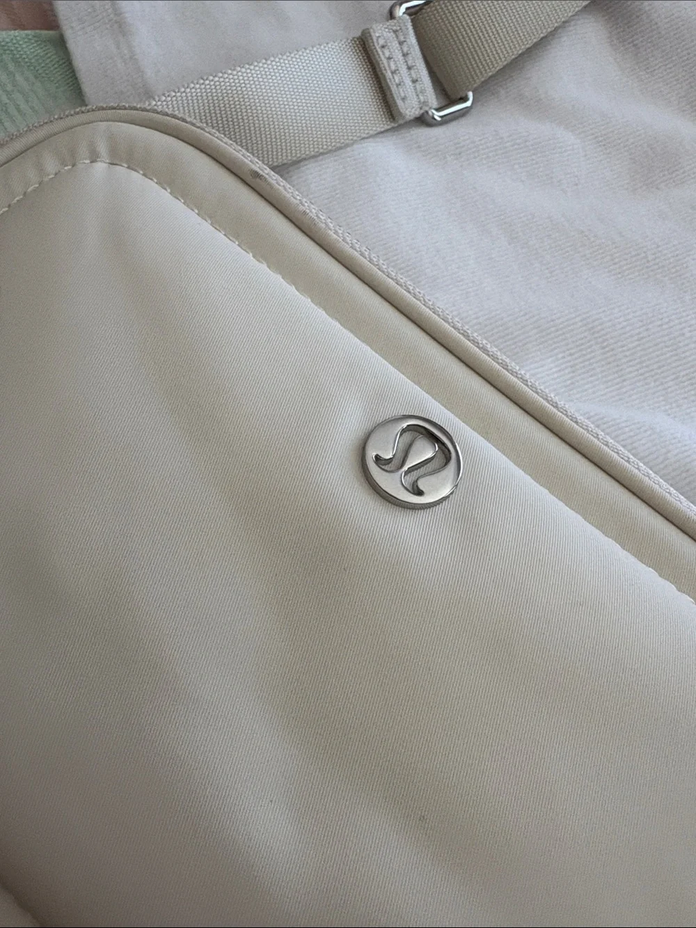 lululemon athletica Cream Crossbody Camera Bag